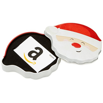 Amazon Gift Card in a Santa Smile Tin for Every Occasion
