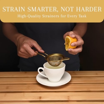 Premium Stainless Steel Strainer Set for Kitchen Use