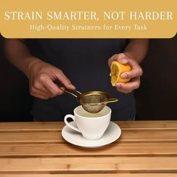 Premium Stainless Steel Strainer Set for Kitchen Use