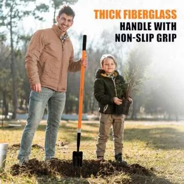 VNIMTI Trench Shovel for Efficient Gardening and Landscaping