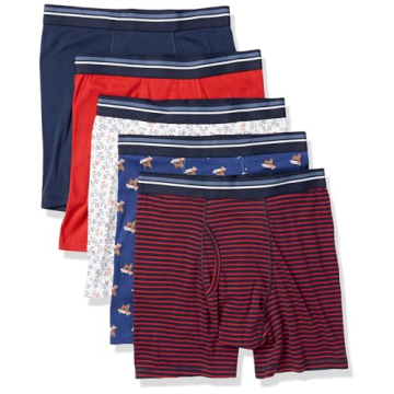 Comfortable Amazon Essentials Men's Boxer Briefs - Pack of 5