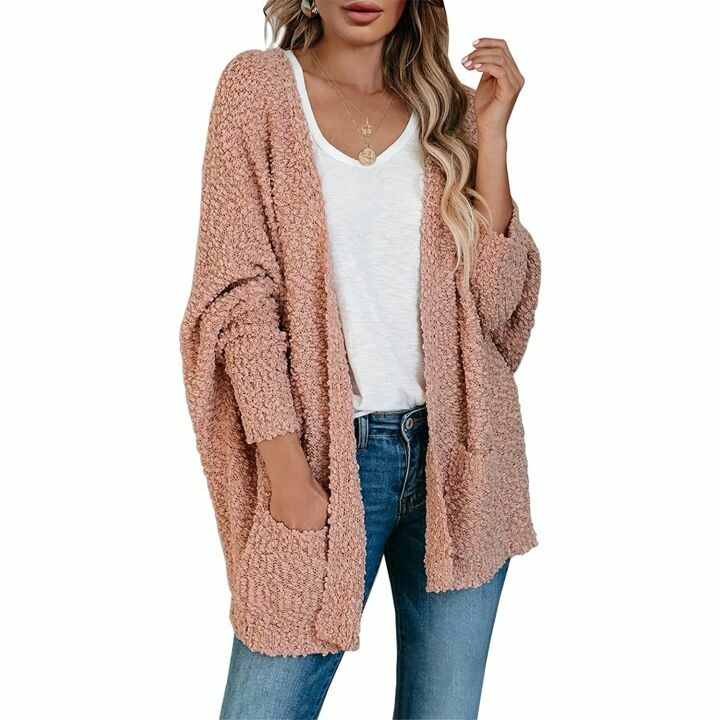 Trendy Oversized Chunky Knit Cardigan for Women