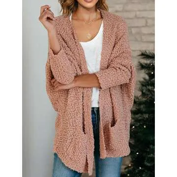 Trendy Oversized Chunky Knit Cardigan for Women