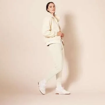 Amazon Essentials Women's Fleece Jogger Sweatpant - Oatmeal Heather