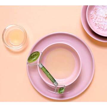 Jade Roller Face Massager for Radiant, Ageless Skin