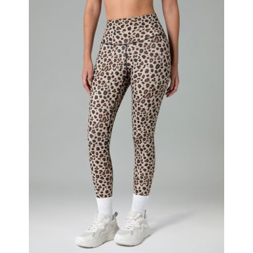 Colorfulkoala High Waisted Leggings for Women in Leopard Pattern