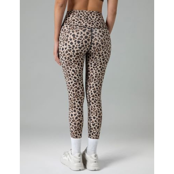 Colorfulkoala High Waisted Leggings for Women in Leopard Pattern