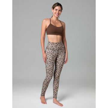 Colorfulkoala High Waisted Leggings for Women in Leopard Pattern