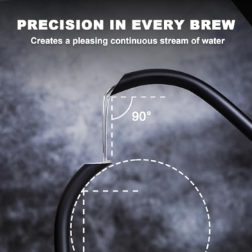 Nueve&Five Gooseneck Electric Kettle with Thermometer