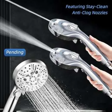 WATFIGBY RV Shower Head with Hose, 10 Modes High Pressure for Home and RV