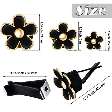Daisy Flower Car Air Freshener Vent Clip Set