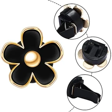 Daisy Flower Car Air Freshener Vent Clip Set