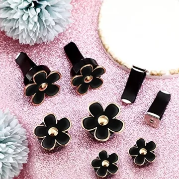 Daisy Flower Car Air Freshener Vent Clip Set
