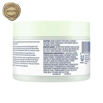 Dove Kiwi & Aloe Exfoliating Body Scrub 10.5 oz