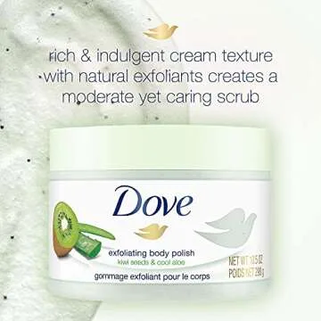 Dove Kiwi & Aloe Exfoliating Body Scrub 10.5 oz