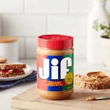 Jif Creamy Peanut Butter - 16 Ounce Jar for Delicious Snacks