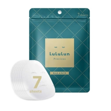Lululun 7pc Sheet Facial Mask Set, Daily Anti-Aging Hydration