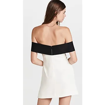 Self Portrait Off Shoulder Bow Dress for Elegant Occasions