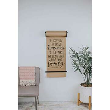 Rettel Roller Kraft Paper Display for Art & Decor