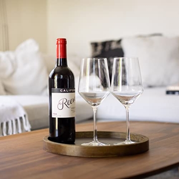 Stonebriar Large 11.8" Decorative Rustic Farmhouse Worn Natural Wood and Metal Tray