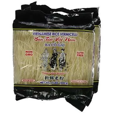 Three Ladies Vietnamese Rice Vermicelli, 2 lbs - Pack of 2