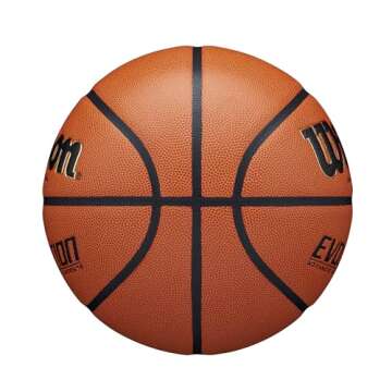Wilson Evolution Indoor Game Basketball, Intermediate - Size 6