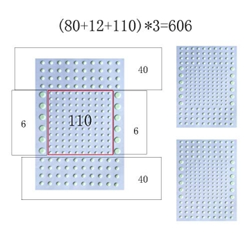 DAGOU 3D Domed Glow in The Dark Stars - 606 Count Disks