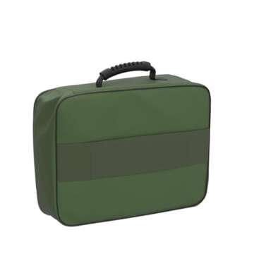 DocSafe File Organizer Bag with Lock,Fireproof Document Organizer Case with Water-Resistant Zipper,3-Layer Portable Travel Home Storage Safe Bag for Laptop,Files,Certificates,Gifts for Him,Green