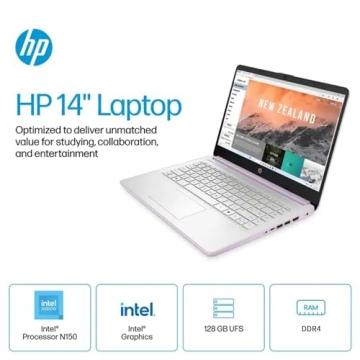 HP 14" HD Laptop with Office 365 for Students and Professionals