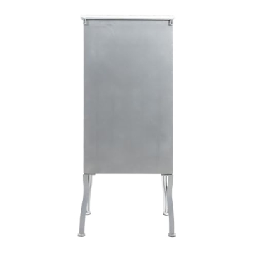 Creative Co-Op Vintage Metal Cabinet with 3 Drawers