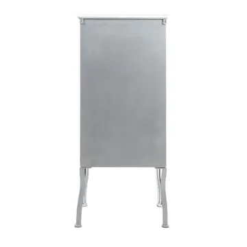 Creative Co-Op Vintage Metal Cabinet with 3 Drawers