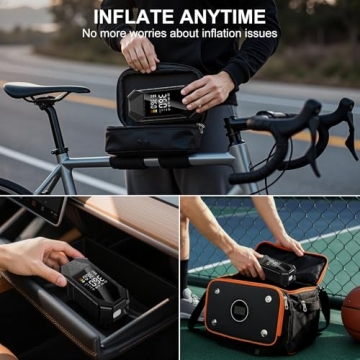 Portable Tire Inflator Air Compressor with LED Light