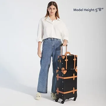 COTRUNKAGE Vintage Luggage Set for Stylish Travel