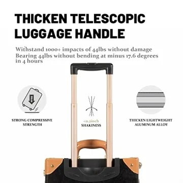 COTRUNKAGE Vintage Luggage Set for Stylish Travel