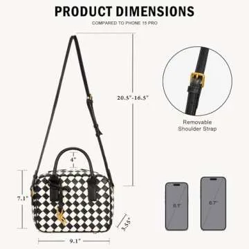GASSDA Woven Bag for Women, Stylish Handmade Tote Bag