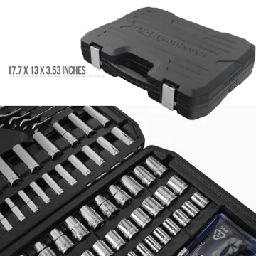 Buy 201-Piece Mechanic's Tool Socket Set - Amazon Basics