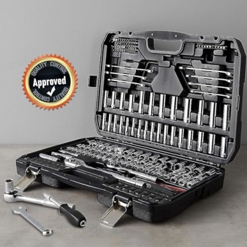 Buy 201-Piece Mechanic's Tool Socket Set - Amazon Basics