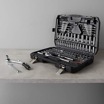 Buy 201-Piece Mechanic's Tool Socket Set - Amazon Basics