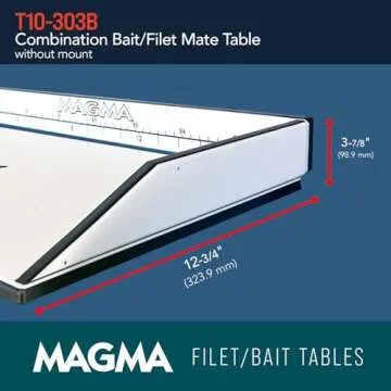 MAGMA Products T10-303B Bait/Filet Mate Table, 31 inch