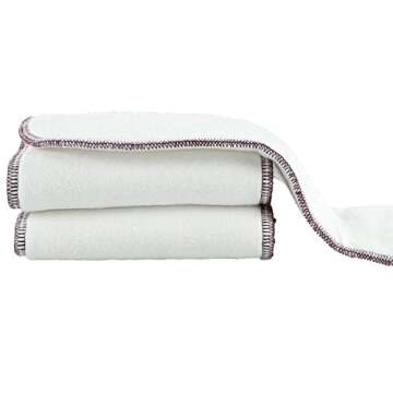 Geffen Baby Super Absorbers Plus - Universal Cloth Diaper Inserts (3 Pack)