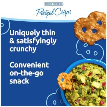 Snack Factory Pretzel Crisps Variety Pack, Individual 1.5 Ounce (Pack of 24)