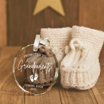 Baby Pregnancy Announcement Ornament for Grandma