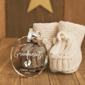 Baby Pregnancy Announcement Ornament for Grandma