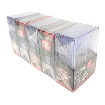 Ultra Pro 5 130pt Top Loader Packs - 10 Toploaders Per Pack (50 Total) - Thick Baseball, Basketball,...