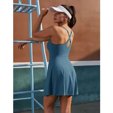 Stylish IUGA Women's Tennis Dress with Built-in Shorts