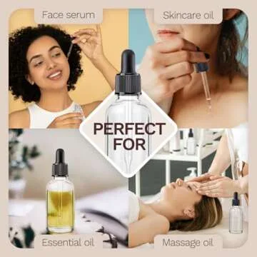 Bumobum 5 Clear Dropper Bottle Set for Essential Uses