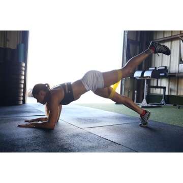 WODFitters Mini Bands Set - 5 Exercise and Workout Resistance Bands - Exercise Loops - Workout Flexbands for Stretching, Physical Therapy, Rehab, Home Fitness and Muscle Activation