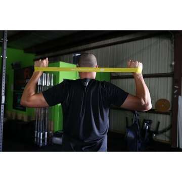 WODFitters Mini Bands Set - 5 Exercise and Workout Resistance Bands - Exercise Loops - Workout Flexbands for Stretching, Physical Therapy, Rehab, Home Fitness and Muscle Activation