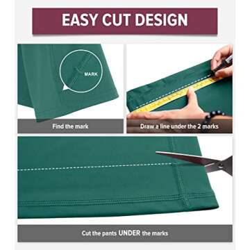 IUGA Flare Leggings Crossover High Waisted Bootcut Yoga Pants with Pockets for Women Tummy Control Bell Bottom Leggings Slate Green