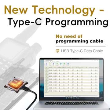 TIDRADIO TD-H3 GMRS Radio - USB-C Programming & Long Range Walkie Talkies
